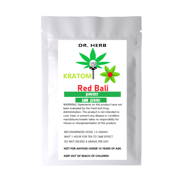 Dr. Herb Kratom Capsules-Red Bali 300