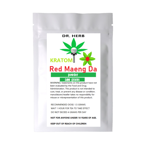 DR. HERB Kratom Powder- 500g-Red Maeng Da